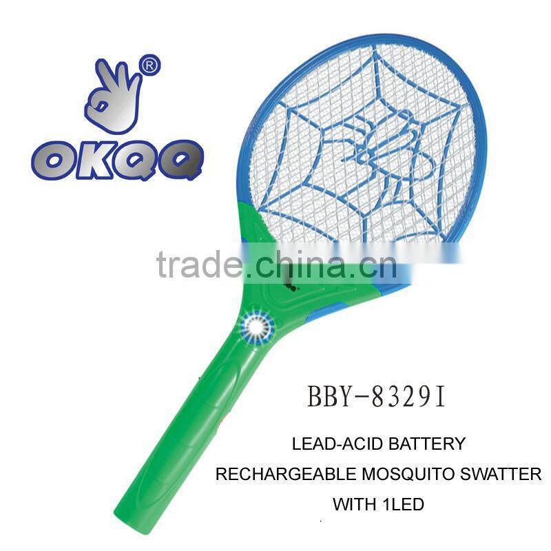 BBY-8329A ELECTRIC RECHARGEABLE MOSQUITO SWATTER BAT KILLER HOT SELLING