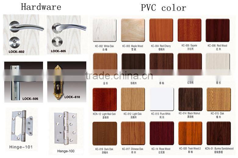 hot sale pvc armor indian main door design mdf wooden door