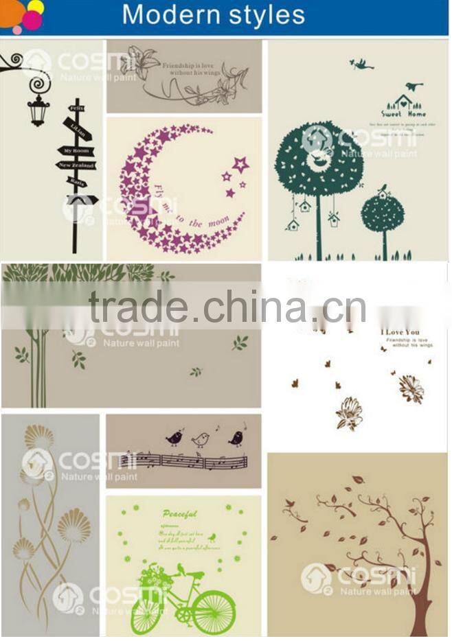 Diatomite wallpaper paint, wall art paint, wall patterns paint