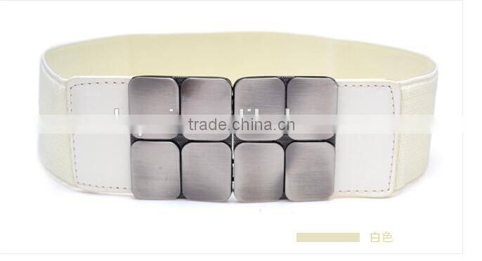 2016 wholesale fashion metal belt /women fashion belt /black