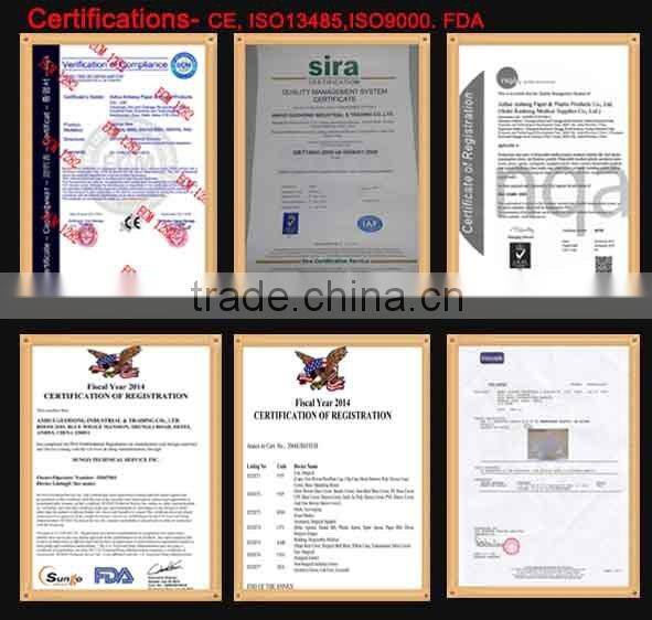 china factory plastic disposable bed sheet for hospital