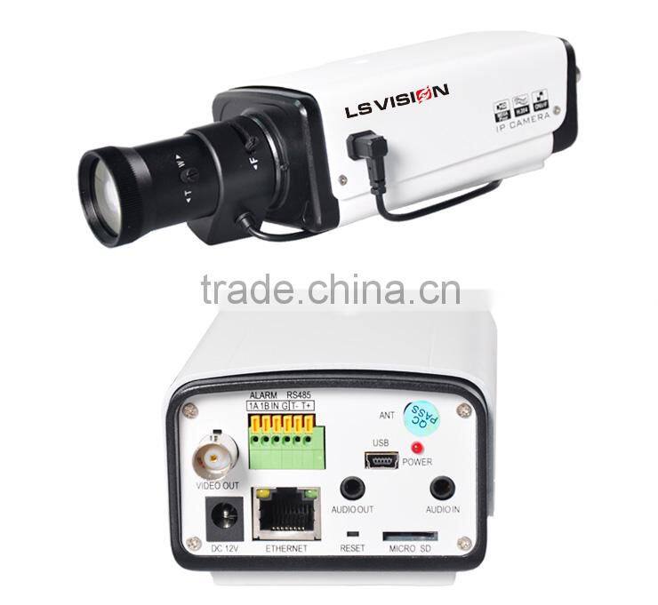 LS VISION wdr full hd Support P2P function ir box camera