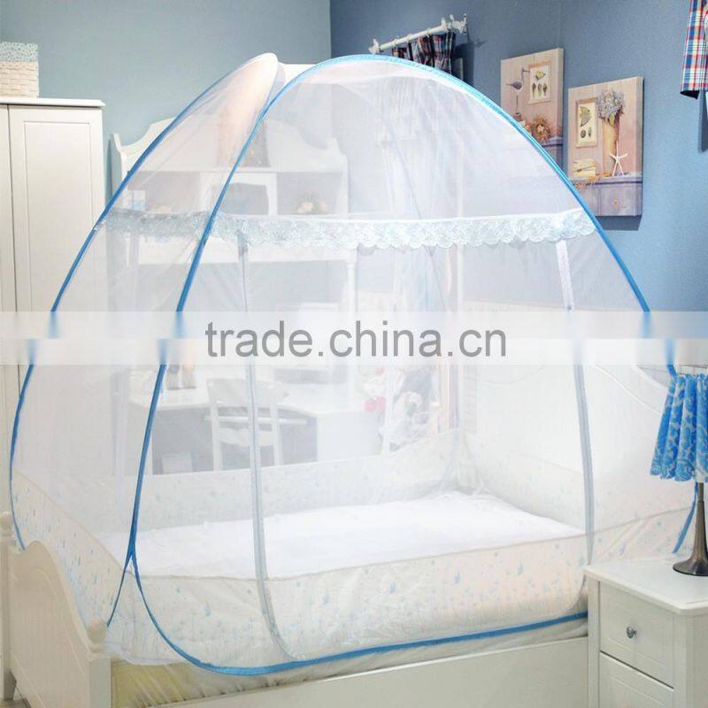 Pop up folding mosquito net