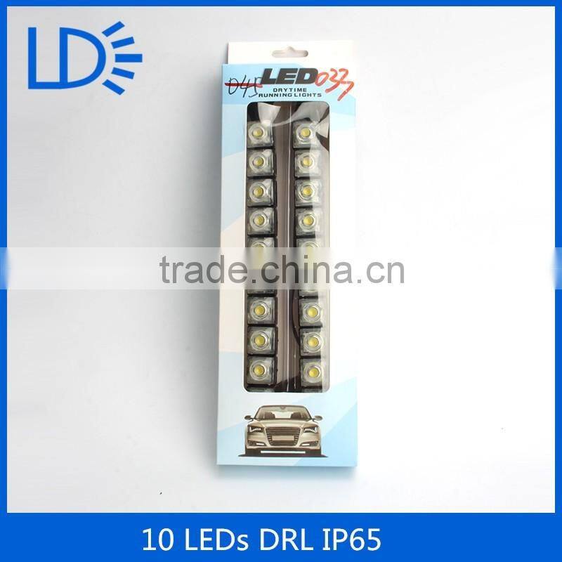 Universal Popular White Car Flexible LED COB Day Lights DC12V Automobiles COB DRL Fog Light