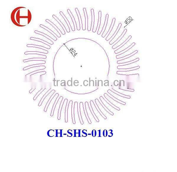 2014 hot new product Aluminium lighting Column heat sink