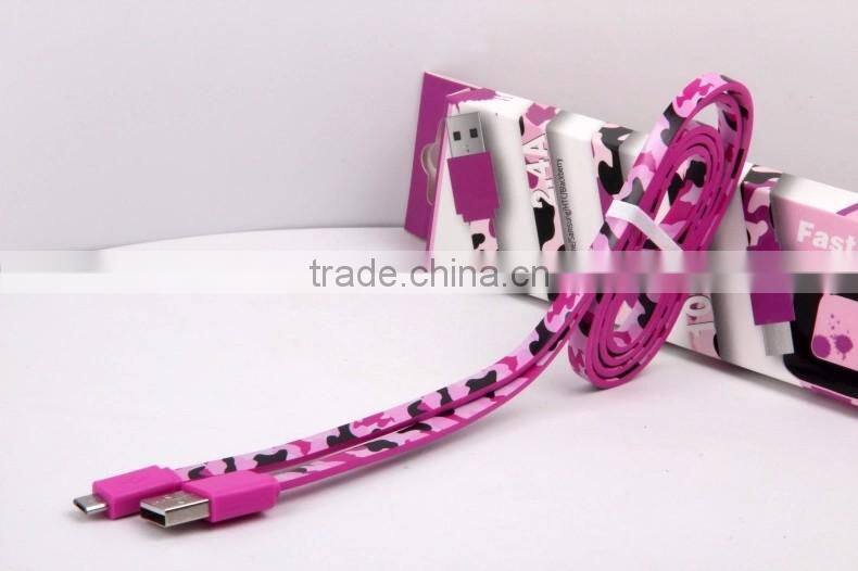 Charging cable mobile Printing USB Cable for I6 iphone charger cable