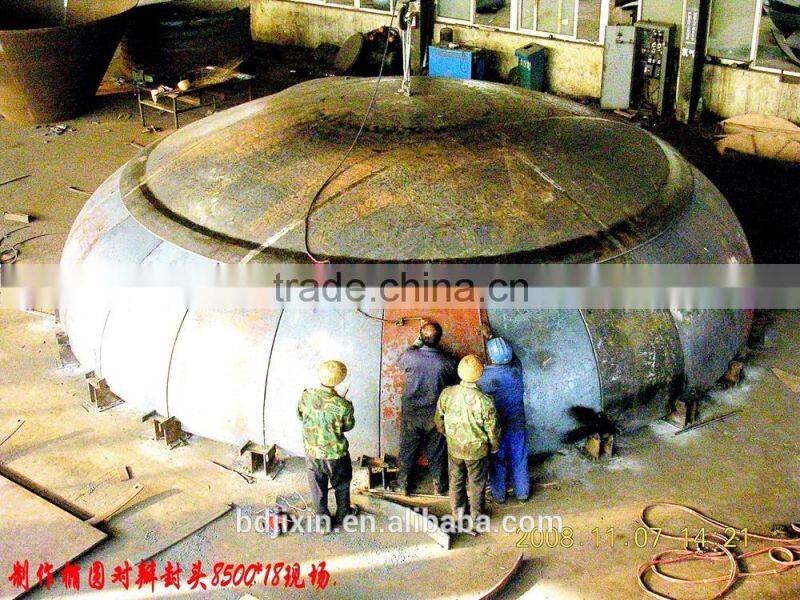 Spherical heads with ASME stainless steel