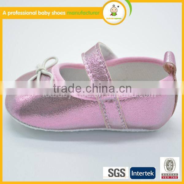 High quality lovely baby girl pu leather shoes cheap fancy beautiful baby girl leather school shoes
