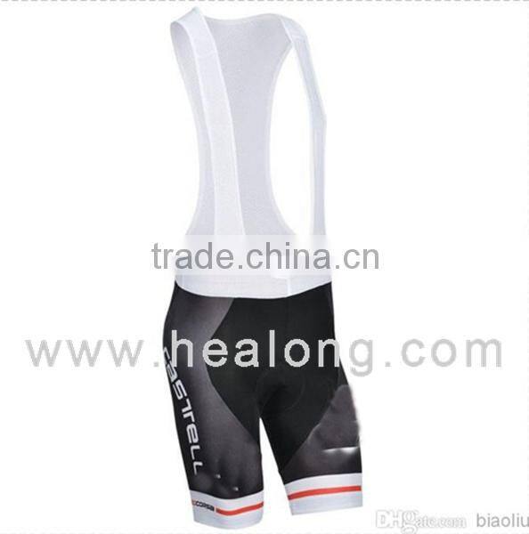 stretchy zipper collar factory price cycling uniform set