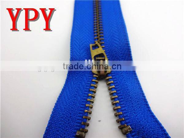3# metal finished zipper for wholesale,close-end YG slider