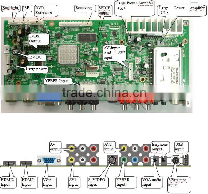 manufacturer lcd tv pcb smart board