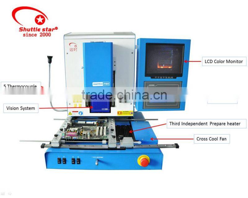 original shuttle star factory Vision and high precision optical alignment bga rework PS400 laptop, sp3, computer repair tools