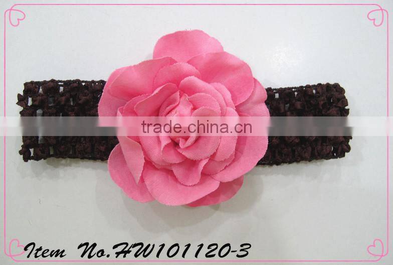 summer girls crochet flowers headwrap