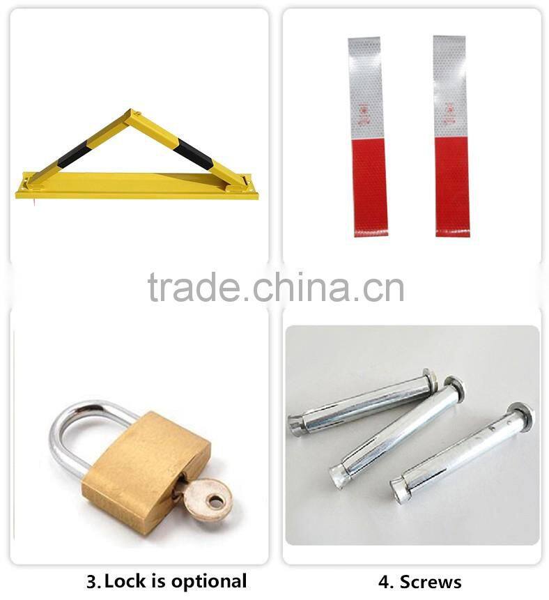 "V" type manual parking space protector