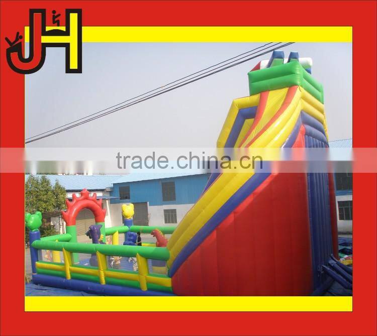 Industrial Playground Equipment Cheap Inflatable Jumper Castle Slide