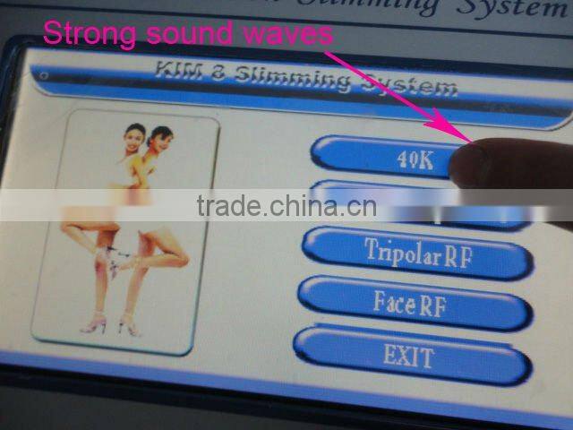 Cavitation+vacuum+RF slimming equipment