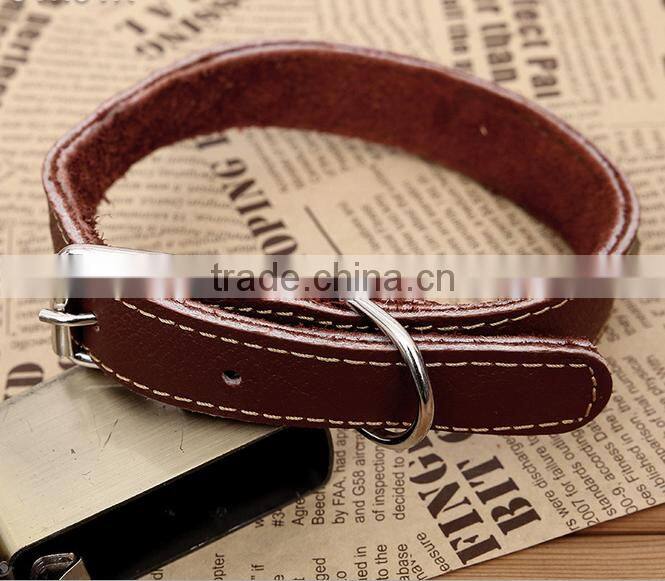 Western Pet Cat Puppy Bling steel Dog Collars Factory Large Size