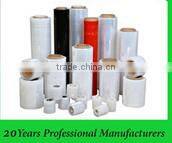 Custom printed plastic PE heat shrink film for bottle label in roll for packing