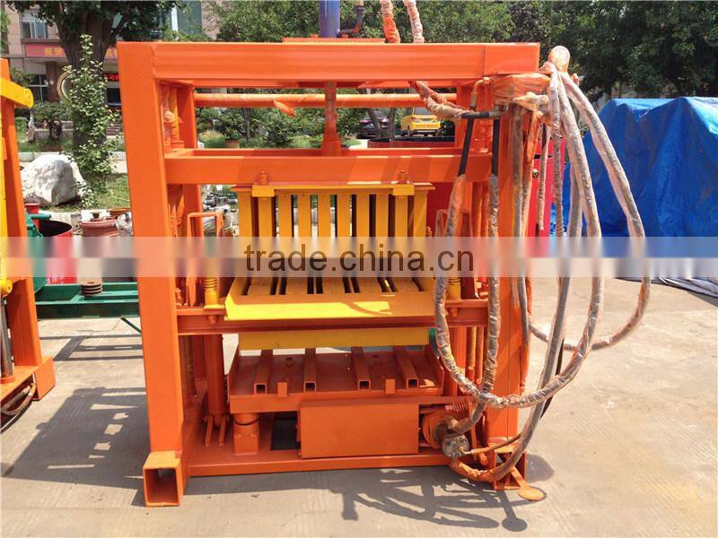 QT4-40 shandong diesel engine cement bricks making machine,colour paving block making machine
