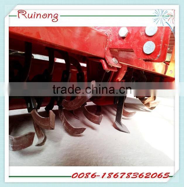 Tractor mounted 3 point rotary tiller cultivator