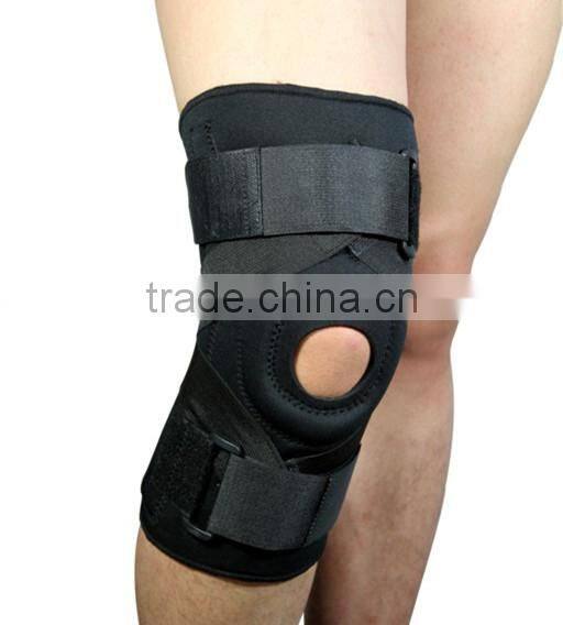 professional adjustable knee support/neoprene knee supporter/ knee brace/sport knee warp