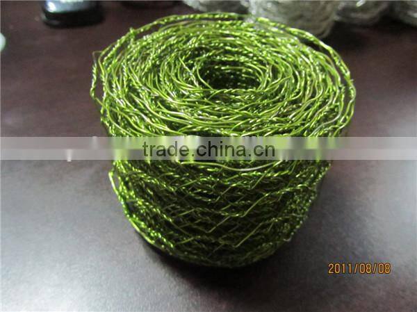 craft colored hexagonal decorative wire mesh