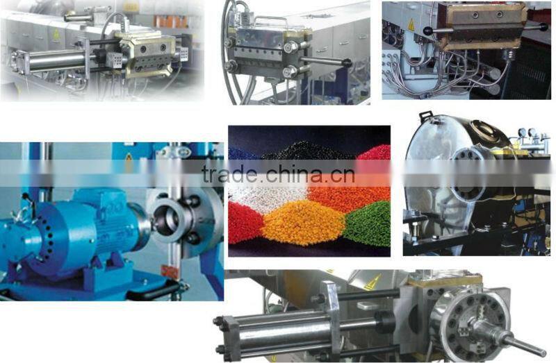 HS SJ-100 film scrap recycling single screw extruder