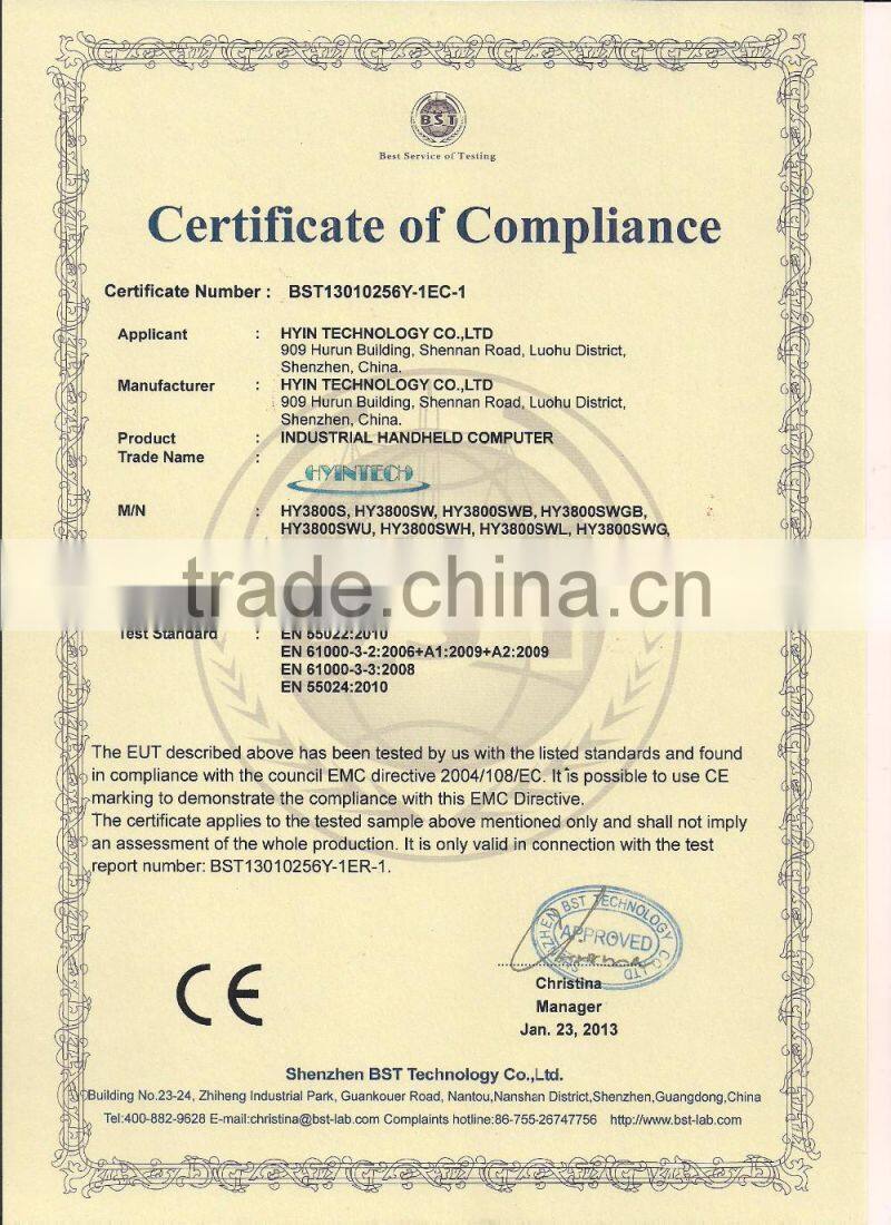 rfid laundry management 15-meter range uhf rfid handheld pc silicone laundry tag reader