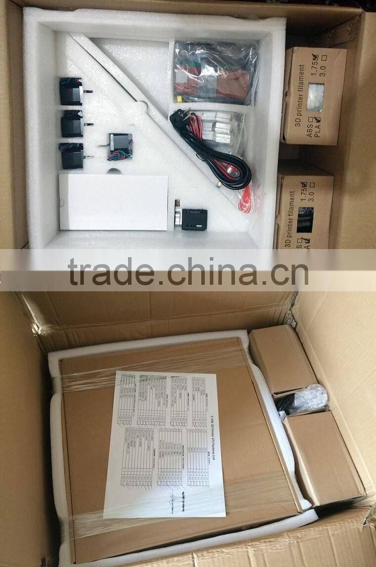 200 x 200 x 180mm Reprap DIY Semi Assembled 3D Printer Prusa I3 DIY 3d Printer Kit Factory Pric