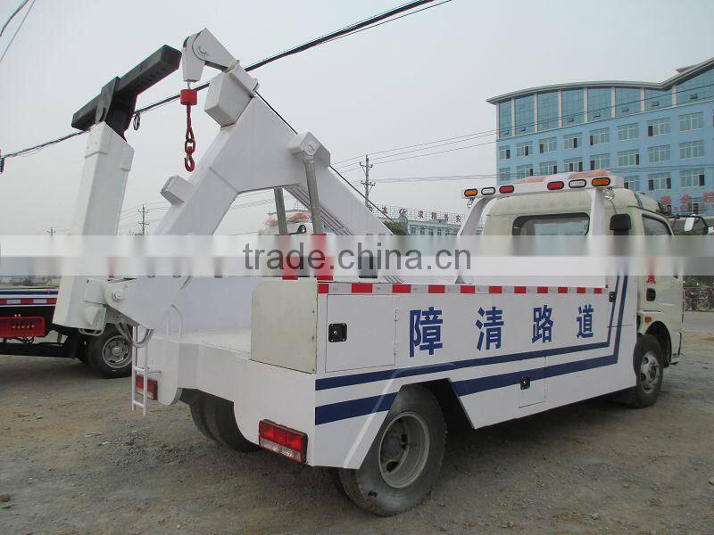 Dongfeng 4*2 road wrecker truck for sale