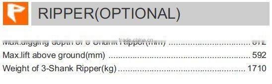 Shantui SD16 bulldozer Steyr engine three teeth ripper