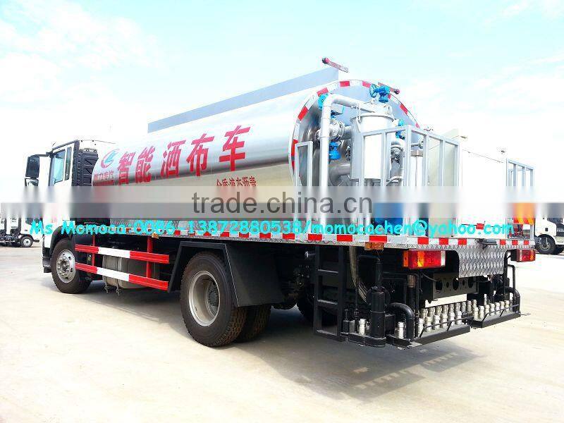 Howo intelligent asphalt distributor 10cbm,chemical spraying truck,bitument distributor truck
