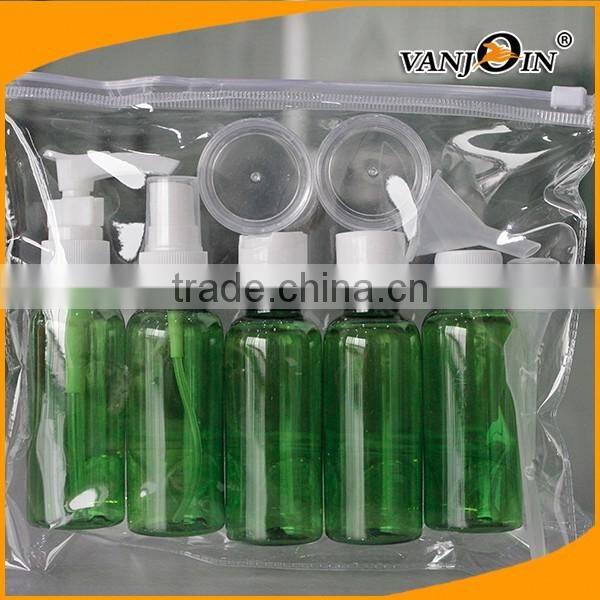 Mini Clear Blue Green Brown Empty 10ml e liquid Plastic Bottles with Spout Tip Cap