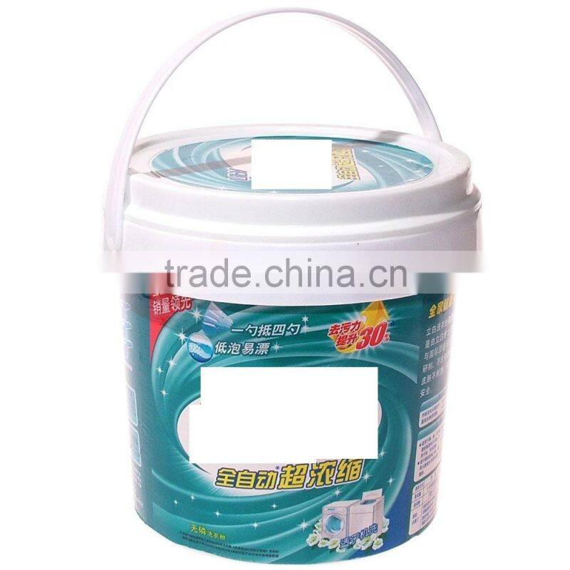 semi-automatic 5KG barrel washing powder packing machine