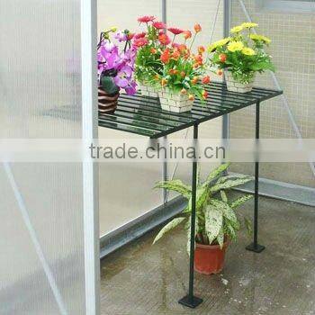 Aluminium Greenhouse Staging with15 Plastic Seed Trays HX56313-5