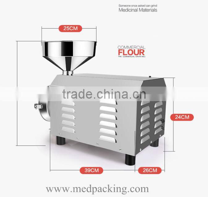 Superfine Stainless Steel Herb Particle Grinding Mill For Cereals or Commercial