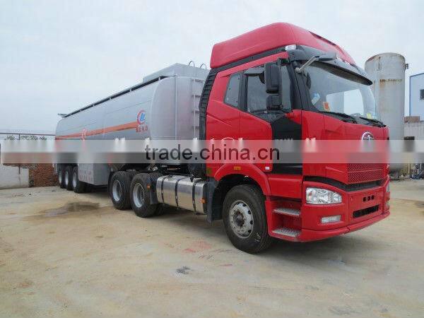Fuel Tank Transport Semi-trailer with FAW 390HP Tractor
