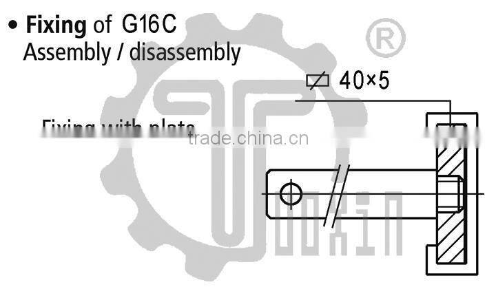G16C Profile Guide Fixing With Plate