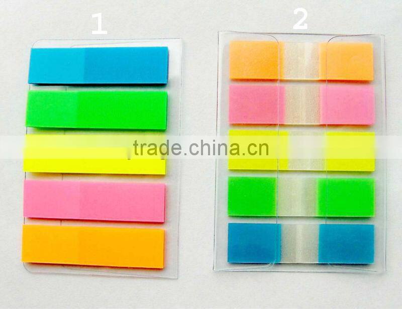 PET sticky note/transparent PET sticky note/ PET memo pad