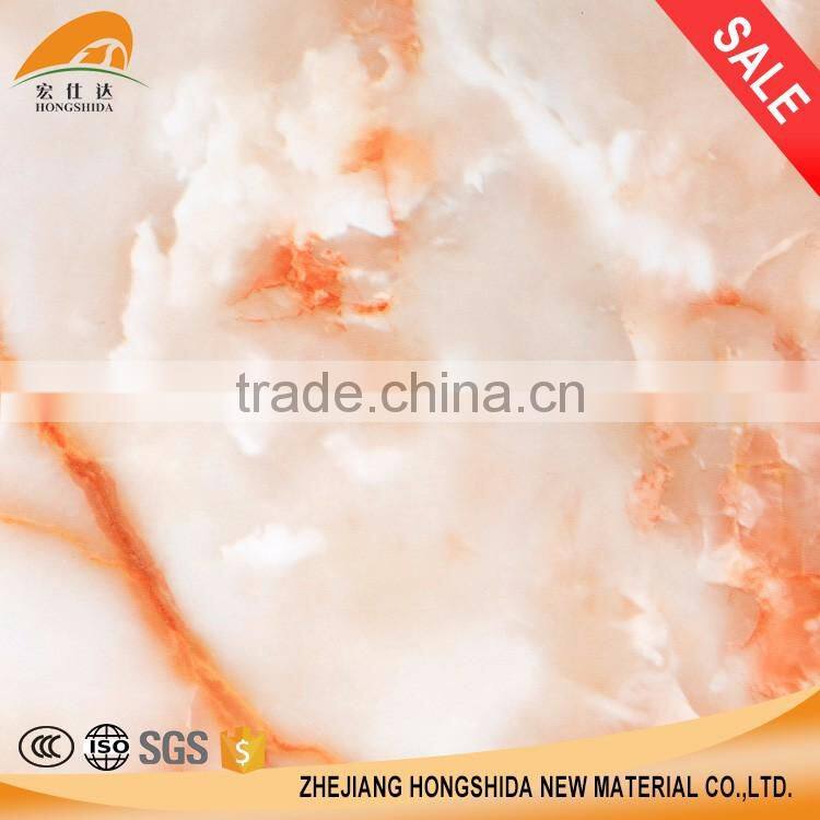 Cold lamination membrane sheet marble design high gloss pvc self adhesive film