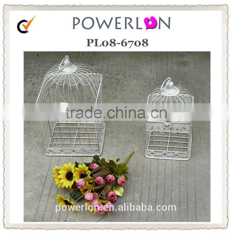 New design Wedding shabby chic decoration iron small bird cage