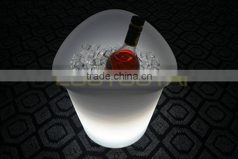 L31*W29*H34CM led light glowing win bucket/led ice bucket /led illuminated ice wine bucket