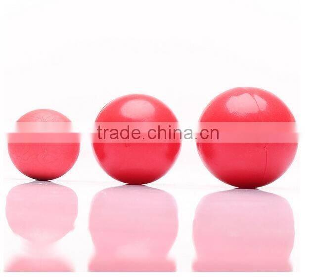 CY187 Products For Pet Puppy Dog Red Solid Natural Rubber Elastic Pet Ball Toys, Bite Resistant Dog Toy Squeakers Training Toys