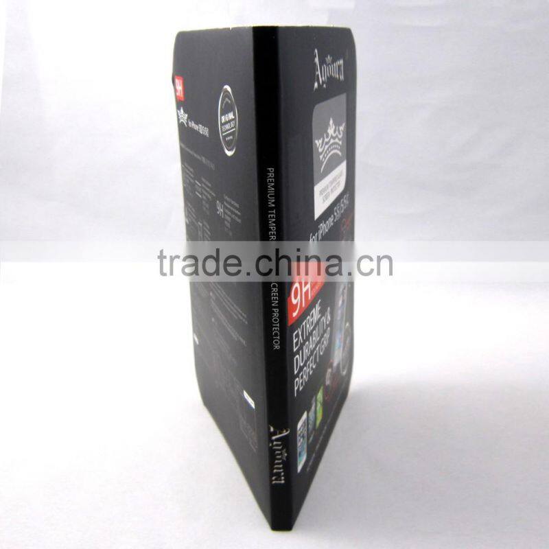 Tempered glass screen protector package box, screen protector packaging