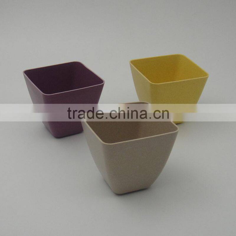 2015 BAMBOO FIBER SQUARE GARDEN POT/FLOWER POT