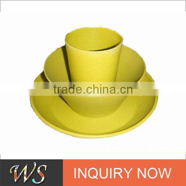 Eco-friendly Bamboo Fiber Contemporary Tableware