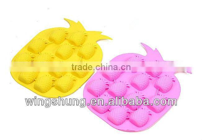 Pineapple shape silicone ice mould mold baking pan tray Ice Freeze Party Drink Mould Jelly Mold Cube Maker