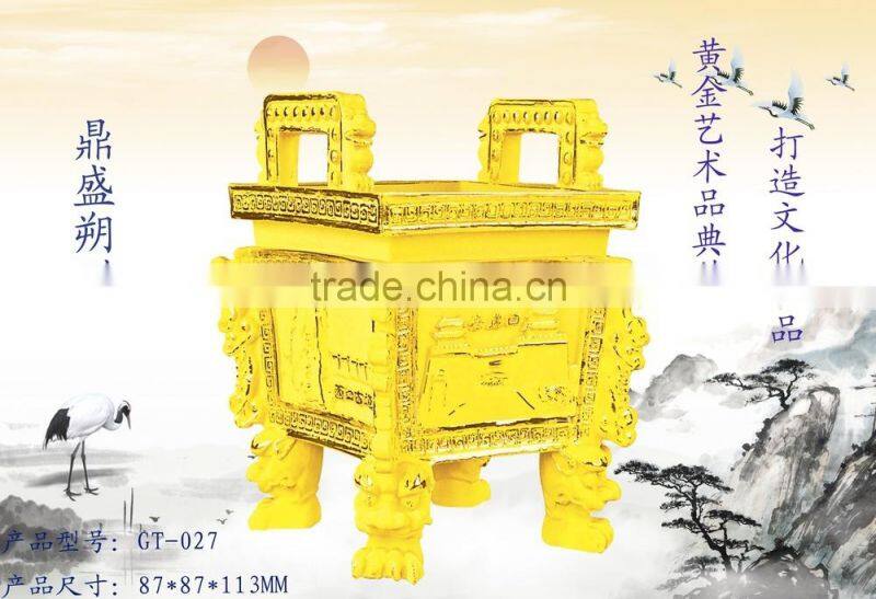 24k gold plated Hai bao For gifts