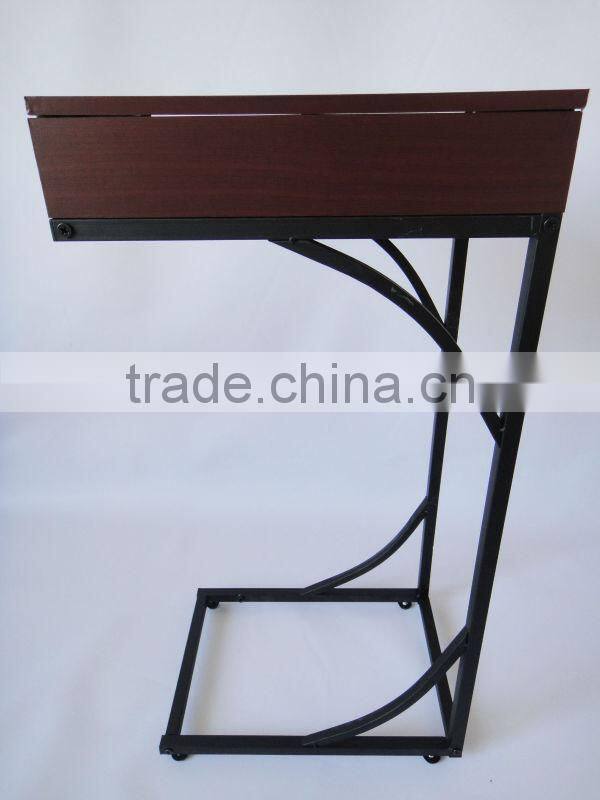 New Design metal folding coffee table with drawers Sofa Side Table