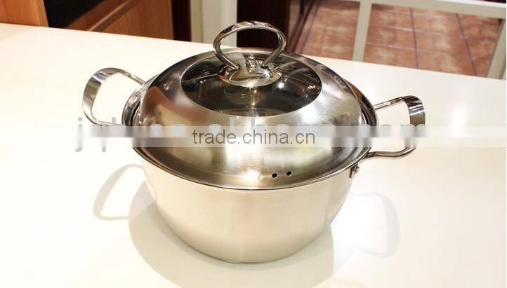 Stainless steel 18/10 cookware set